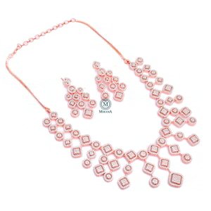 Zulia CZ Designer Necklace Set