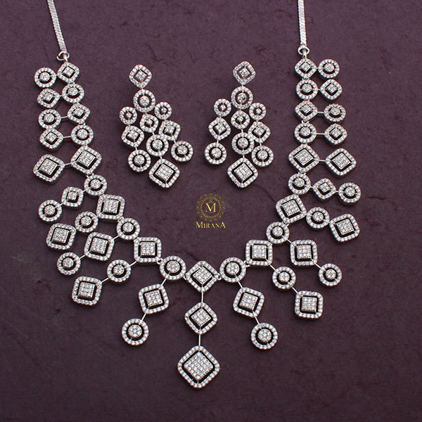 Zulia CZ Designer Necklace Set