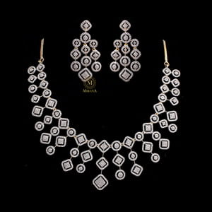 Zulia CZ Designer Necklace Set