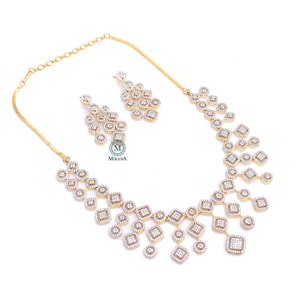 Zulia CZ Designer Necklace Set