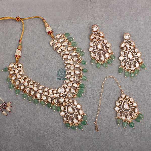 Vedhi Polki Bridal Necklace Set