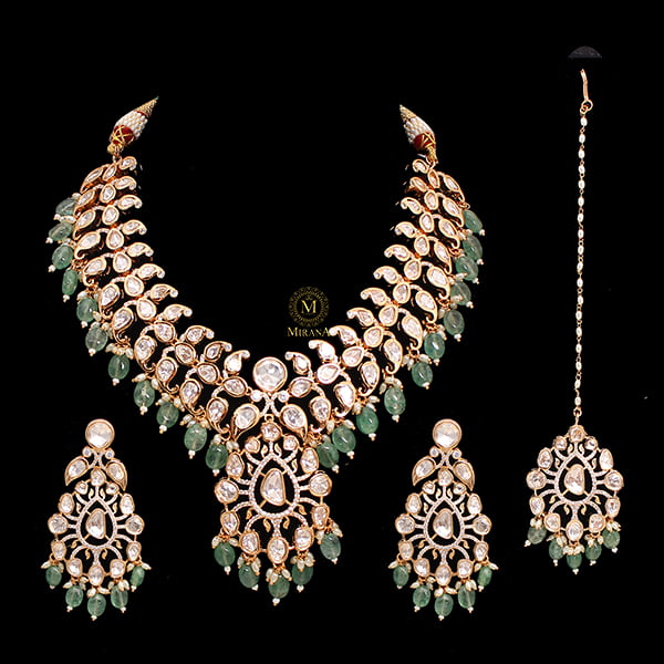 Vedhi Polki Bridal Necklace Set