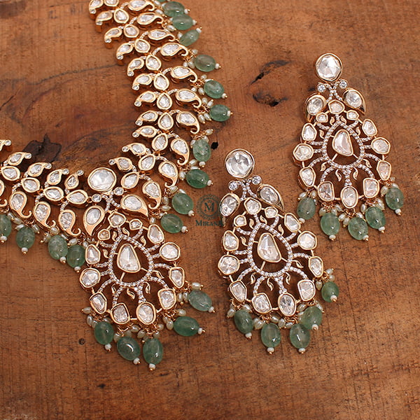 Vedhi Polki Bridal Necklace Set