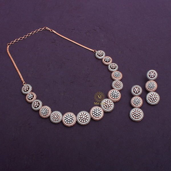 Cara CZ Designer Necklace Set