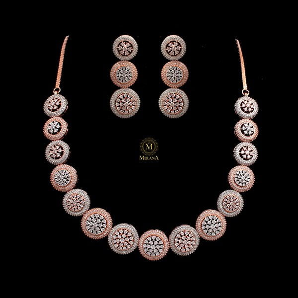 Cara CZ Designer Necklace Set