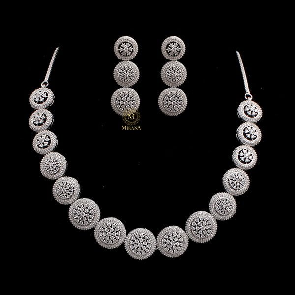 Cara CZ Designer Necklace Set