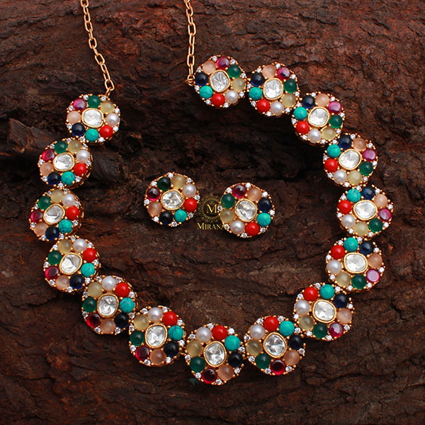 Simona Navratan Necklace Set