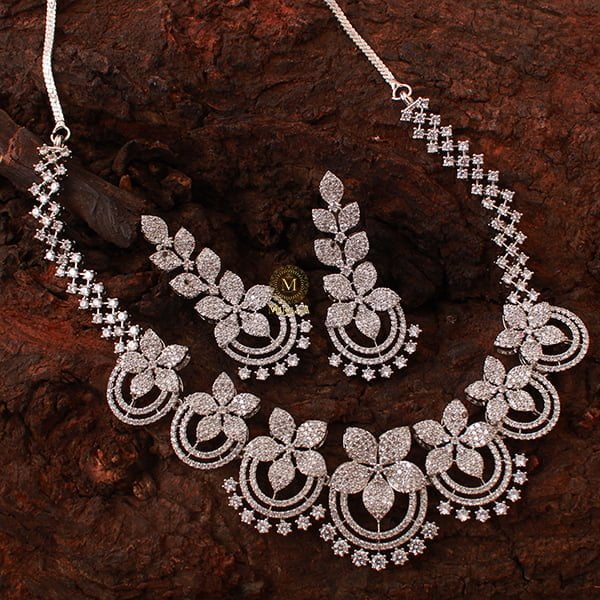 Lily CZ Designer Necklace Set