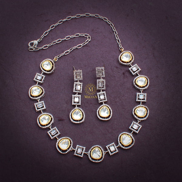 Mihika Polki Designer Necklace Set