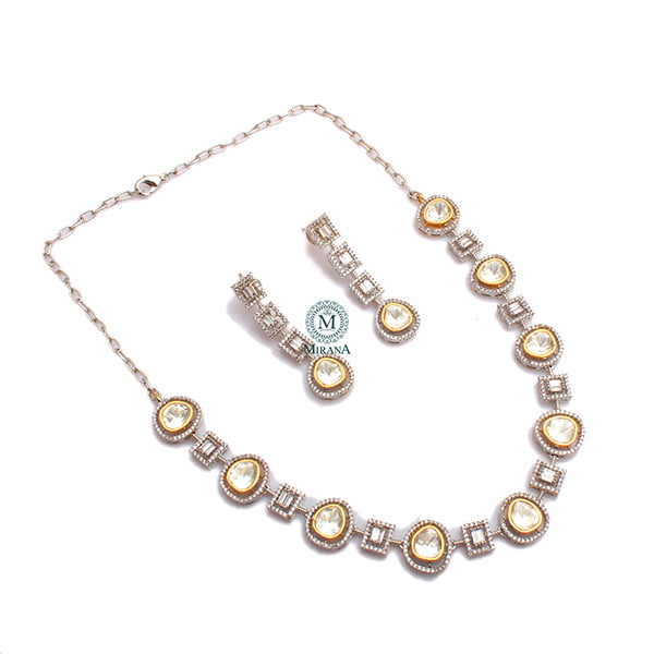 Mihika Polki Designer Necklace Set