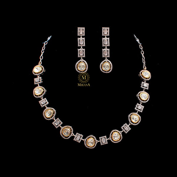 Mihika Polki Designer Necklace Set