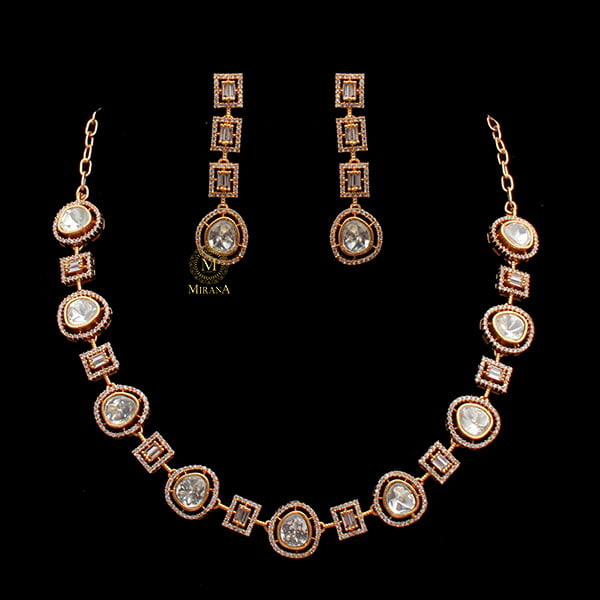 Mihika Polki Designer Necklace Set