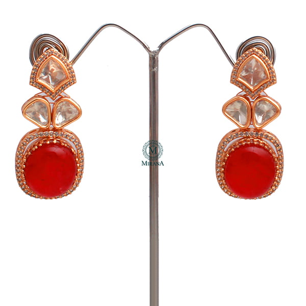 Shanaya Ruby Polki Designer Necklace Set