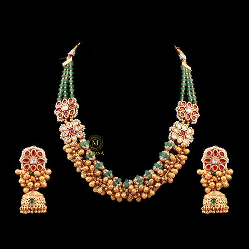 Kitashi Kitashi Multi Colour Antique Necklace Set