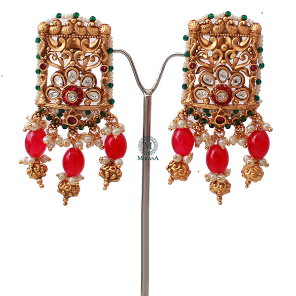 Jaanki Multi Antique Long Necklace Set