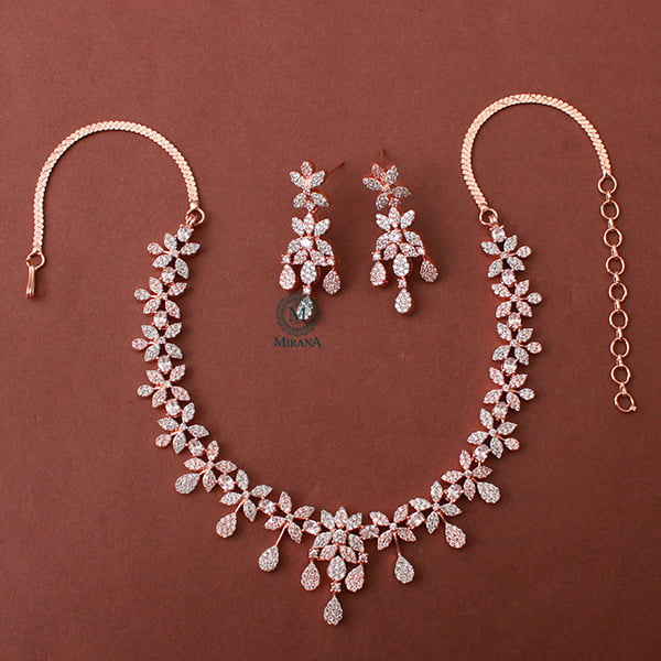 Onica CZ Designer Necklace Set