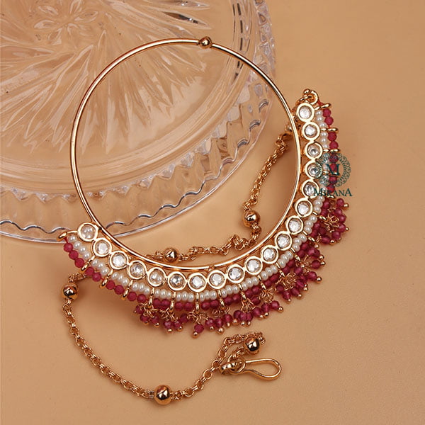 Vishakha Bridal Polki Nose Ring