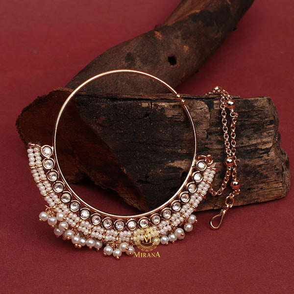 Vishakha Bridal Polki Nose Ring