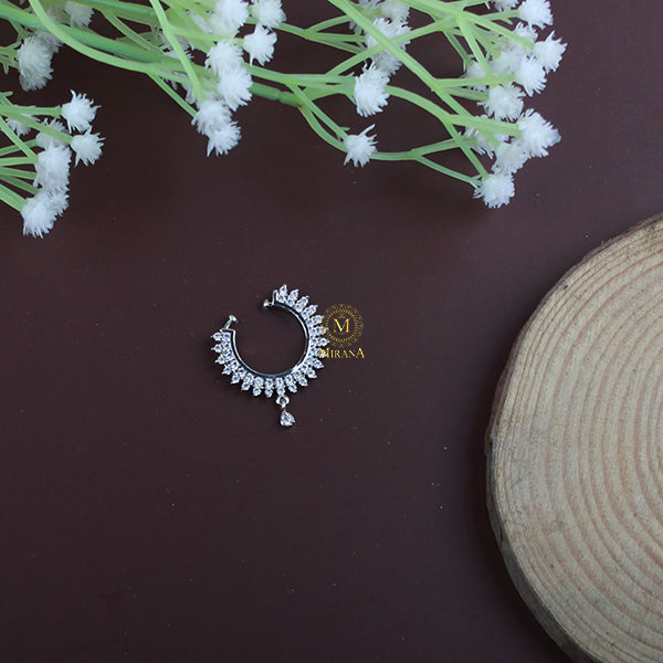 Scottie CZ Designer Nose Ring