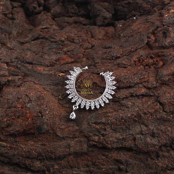 Scottie CZ Designer Nose Ring