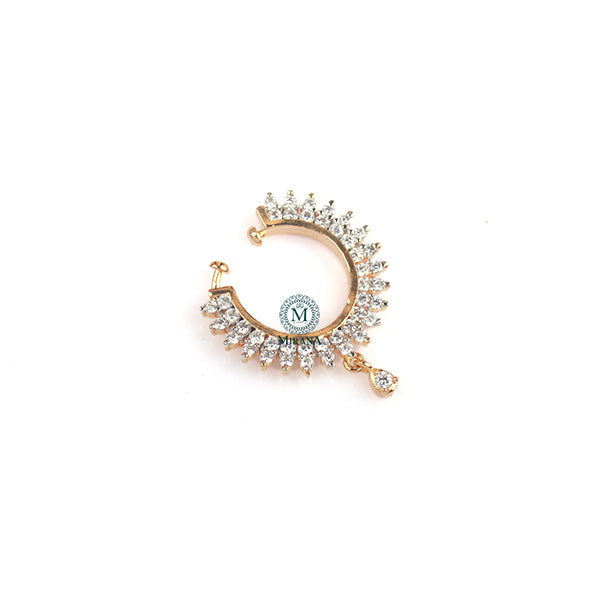 Scottie CZ Designer Nose Ring