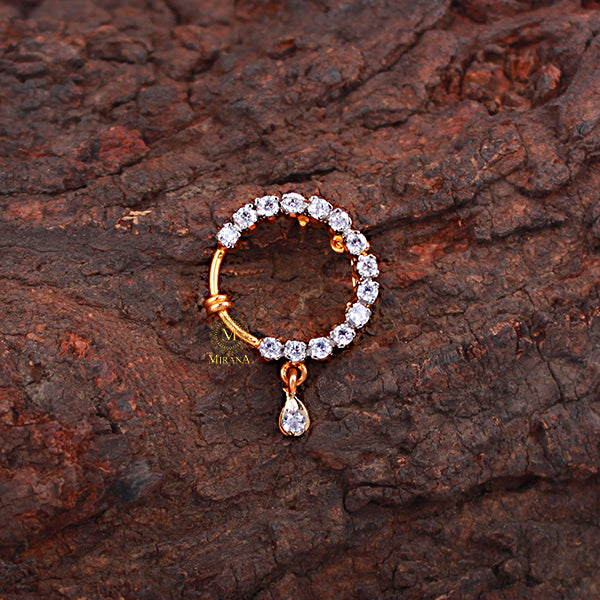 Zoey CZ Designer Nose Ring