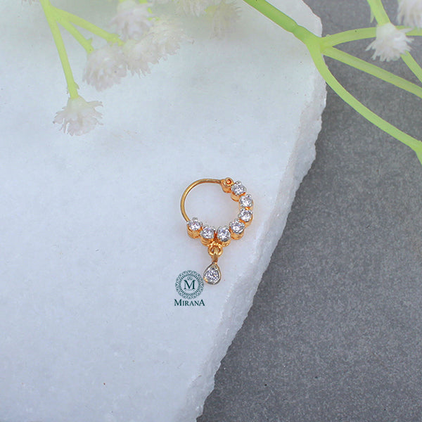 Naomi CZ Designer Nose Ring