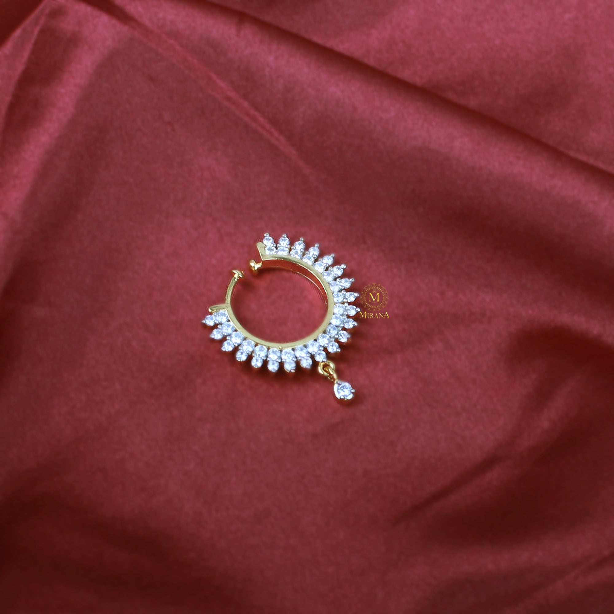 Lisa CZ Designer Nose Ring