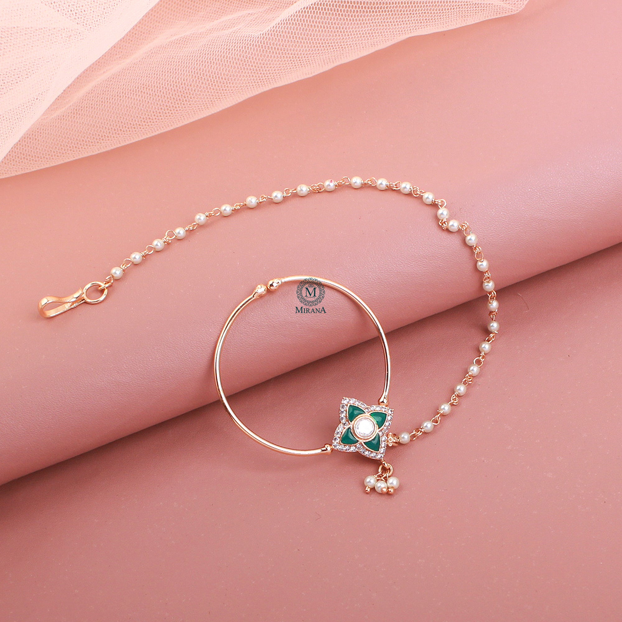 Richa Polki Designer Nath