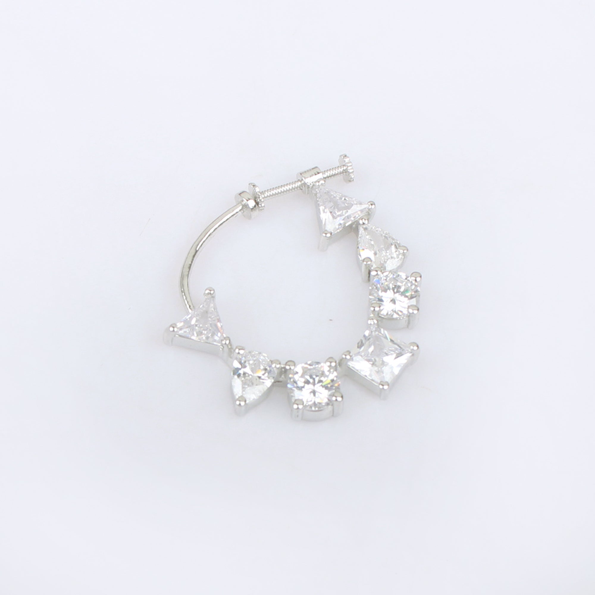 Saavi CZ Designer Nose Ring