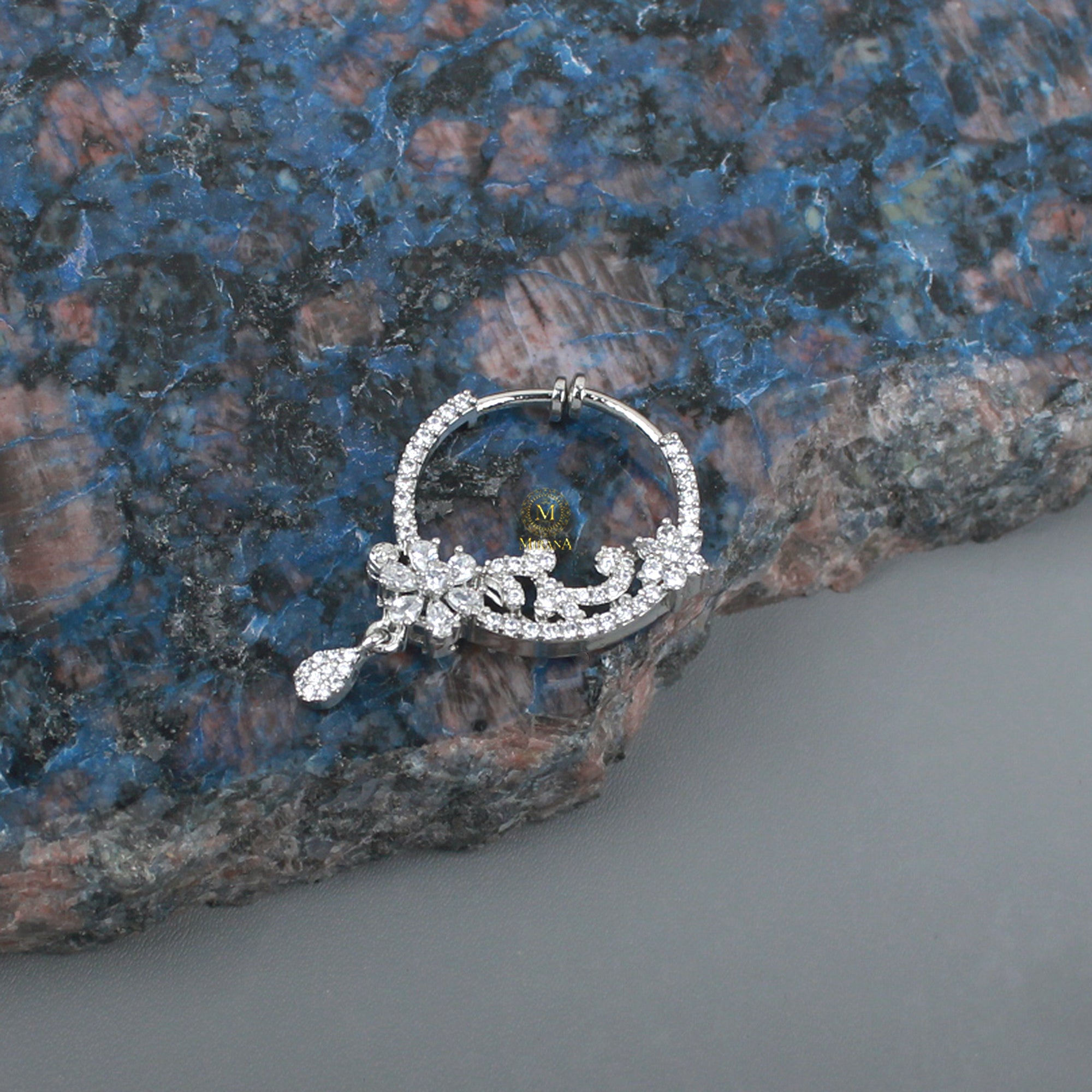 Mishi CZ Designer Nose Ring