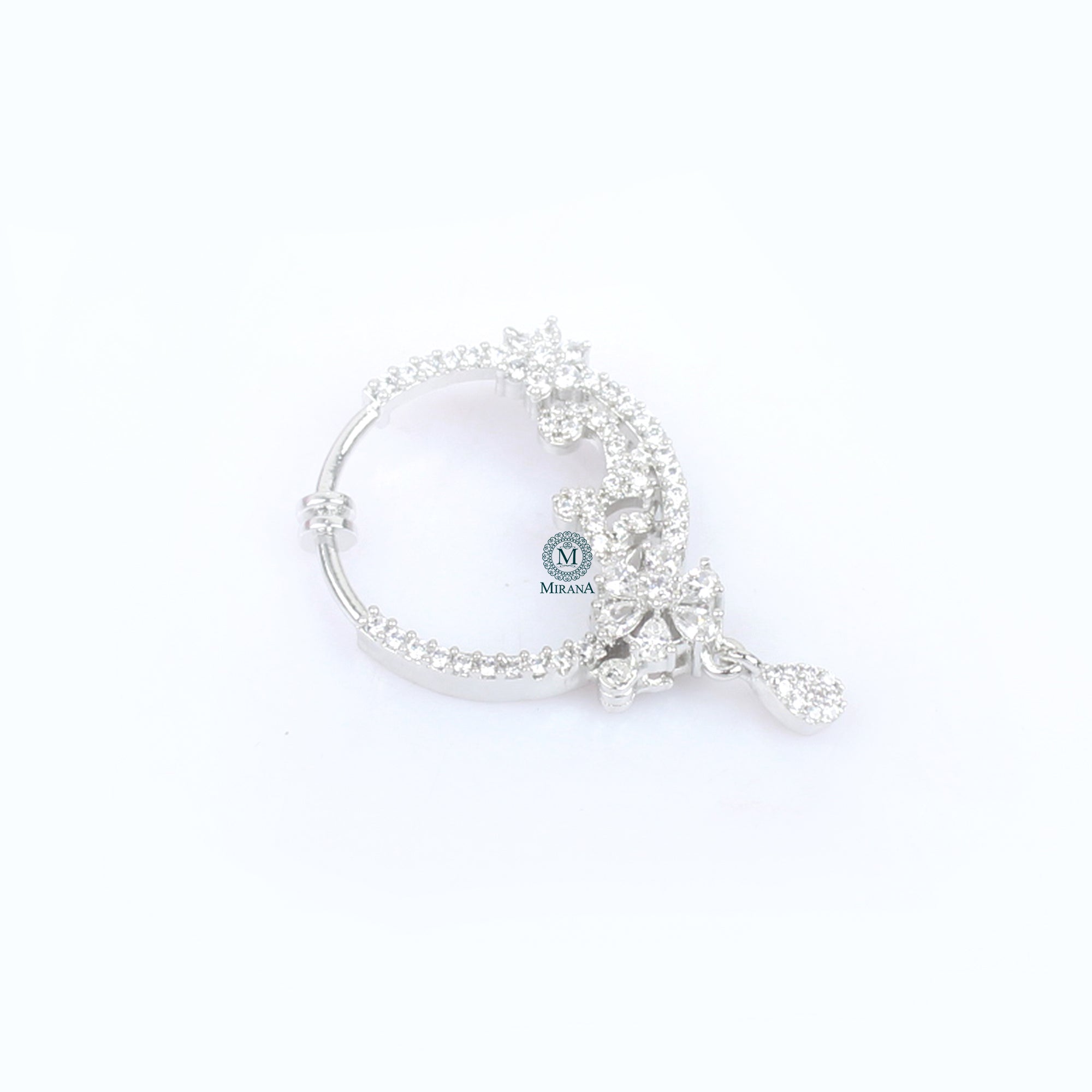 Mishi CZ Designer Nose Ring