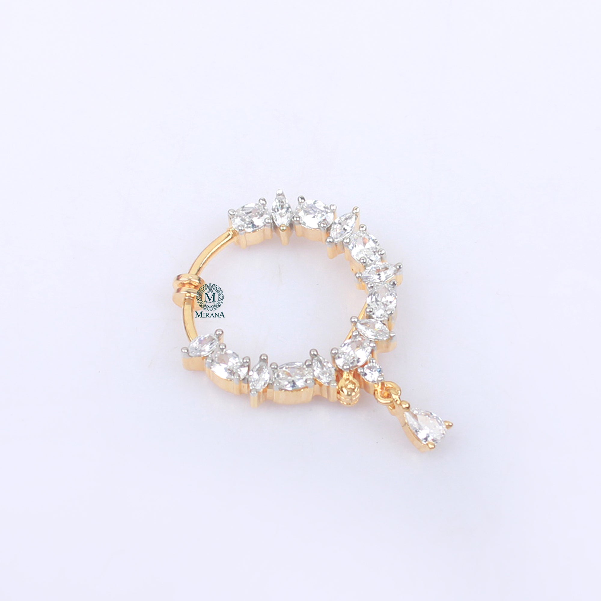 Kiya CZ Designer Nose Ring