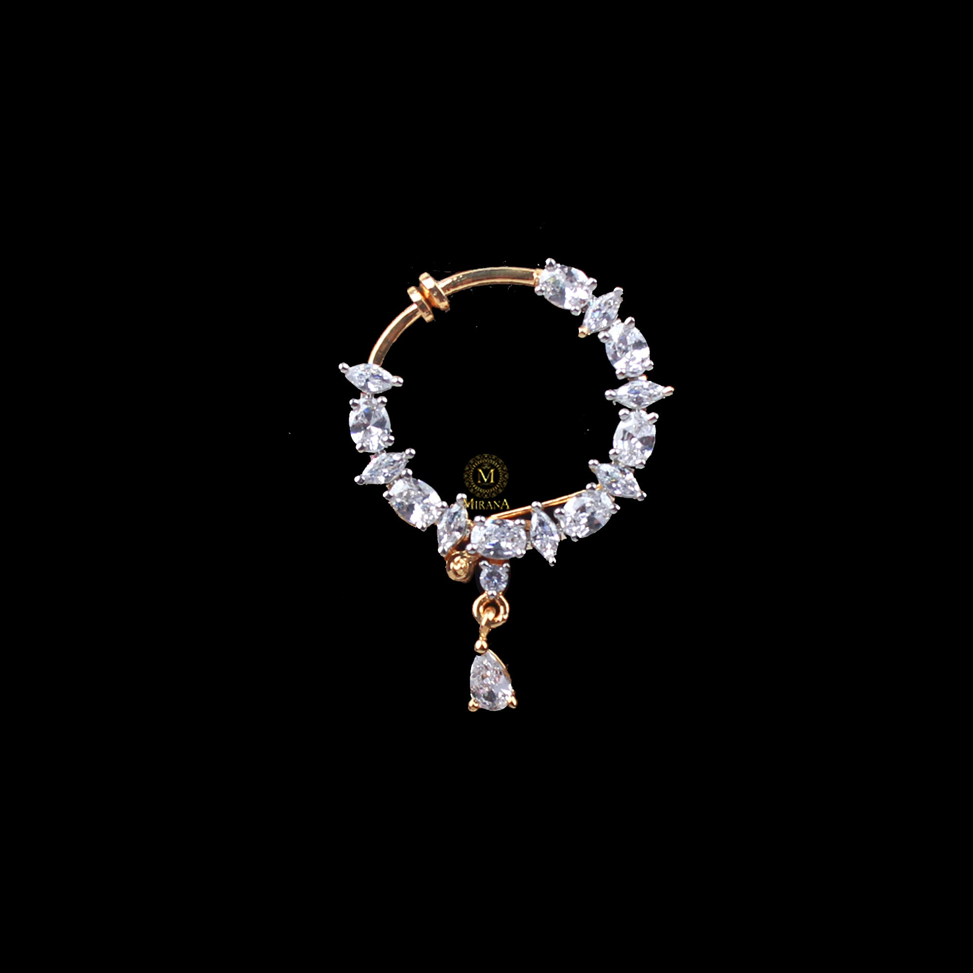 Kiya CZ Designer Nose Ring