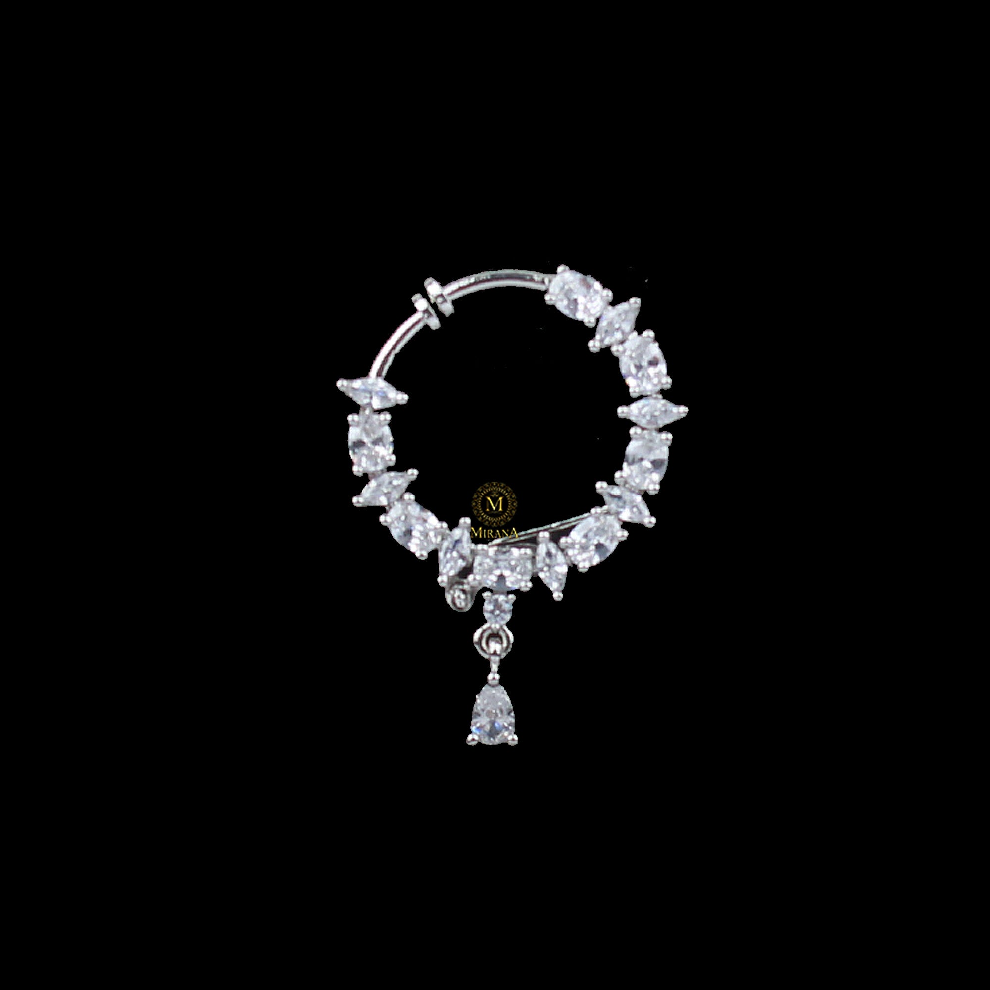 Kiya CZ Designer Nose Ring