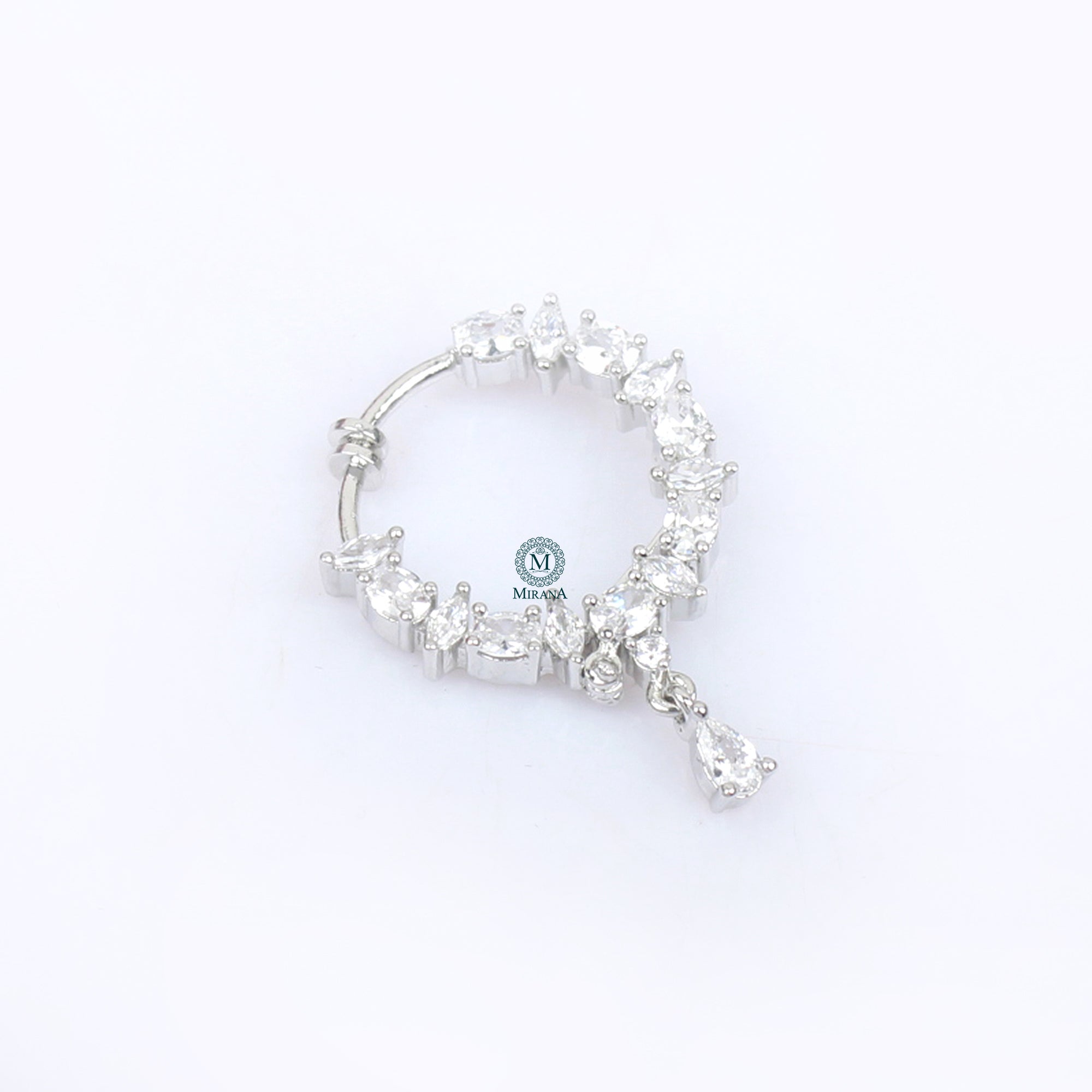 Kiya CZ Designer Nose Ring