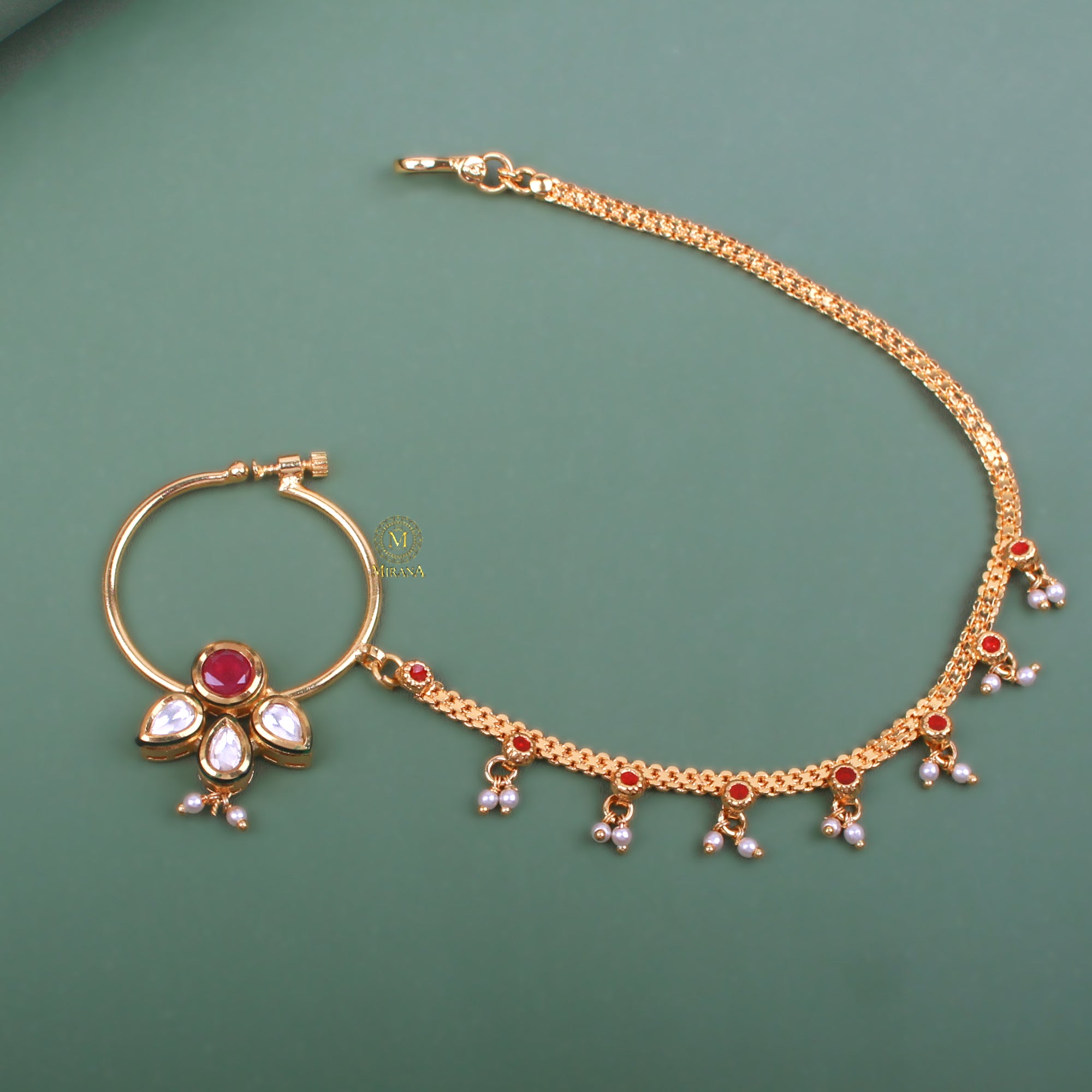 Aakriti Polki Designer Nath