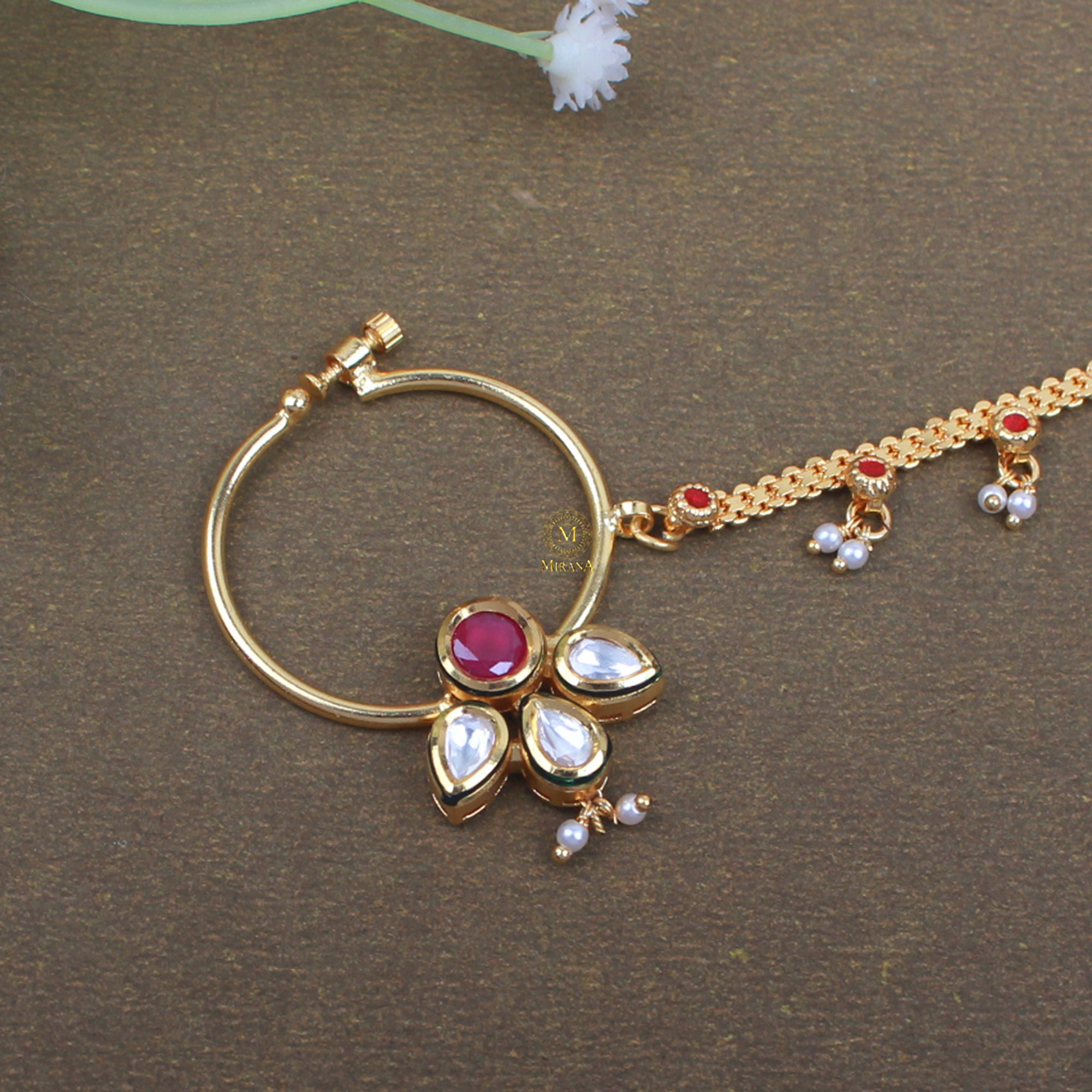 Aakriti Polki Designer Nath