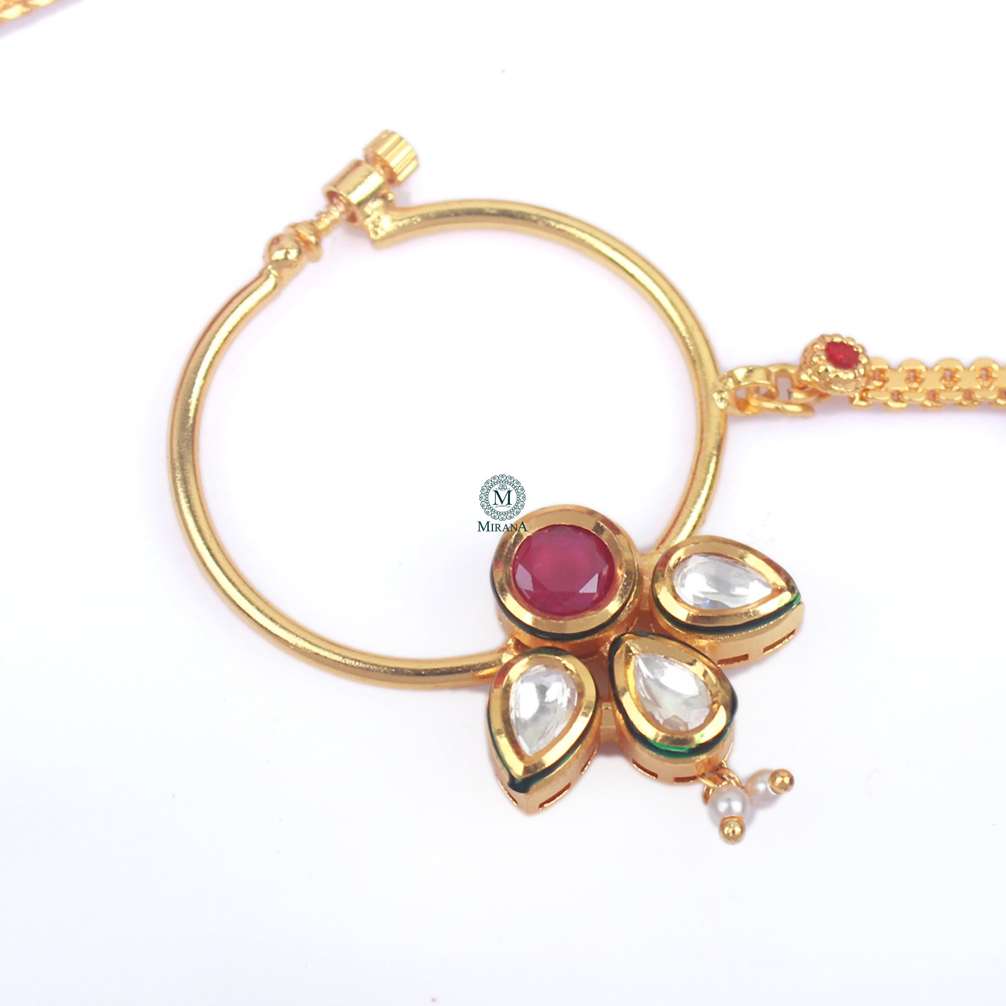 Aakriti Polki Designer Nath