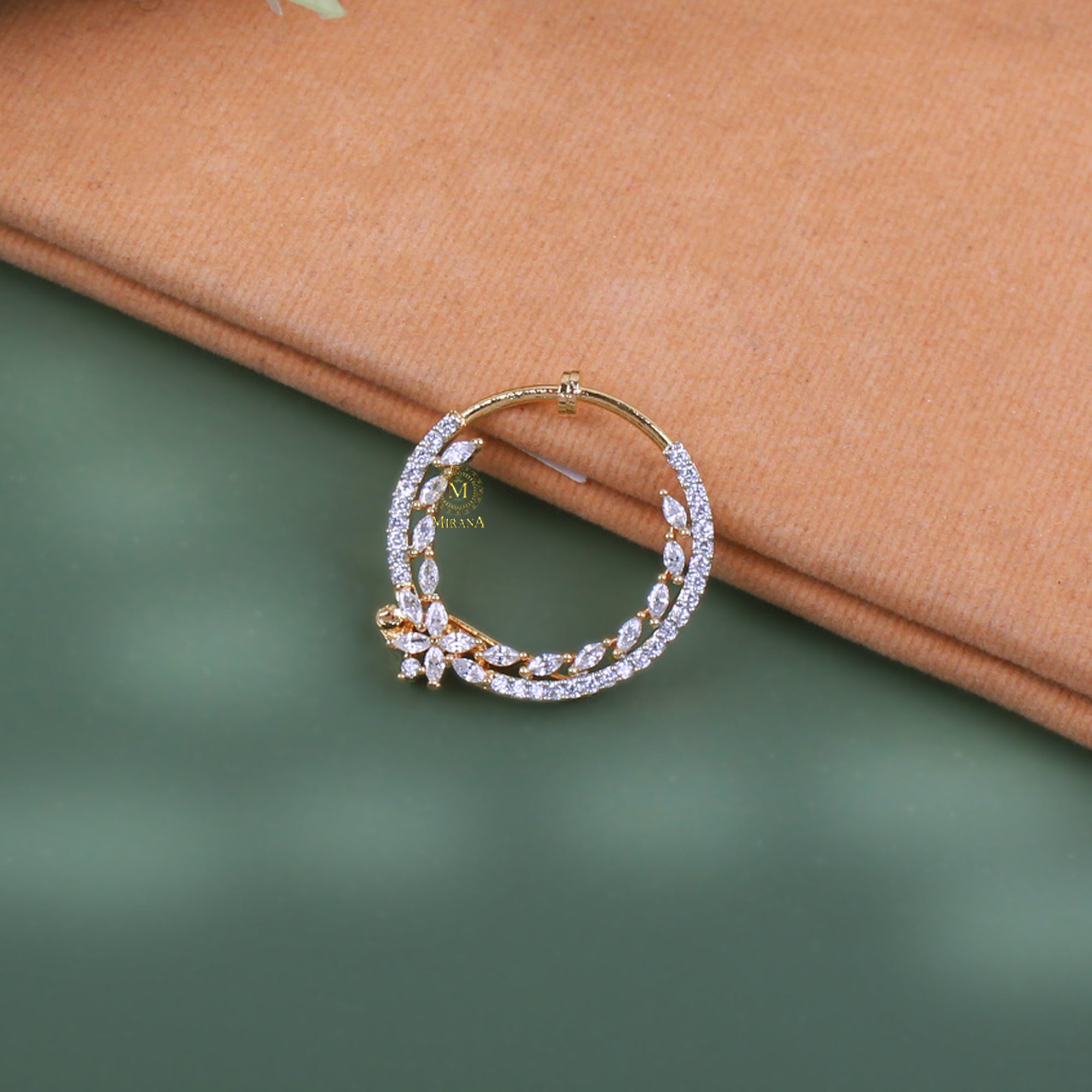 Ina CZ Designer Nose Ring