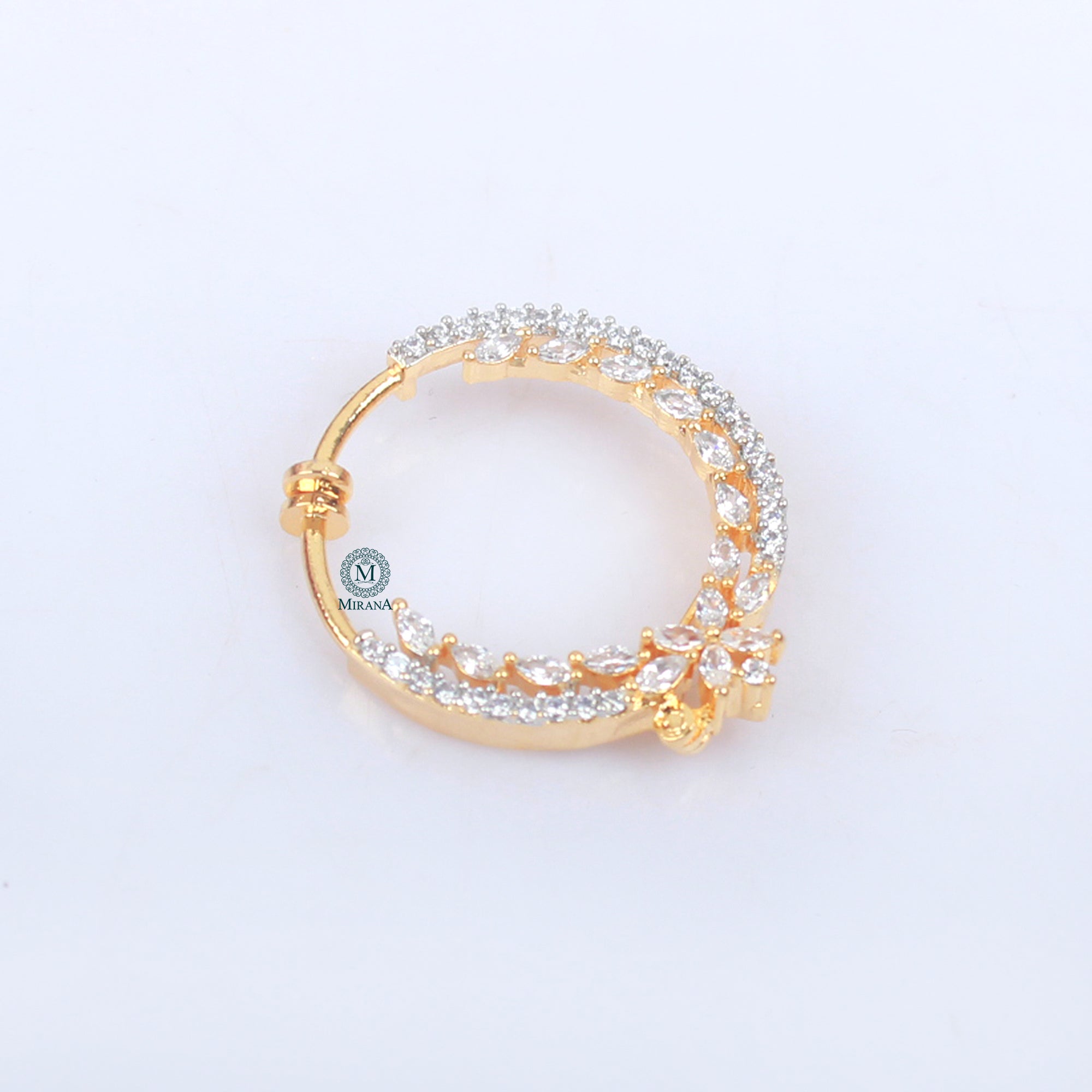 Ina CZ Designer Nose Ring