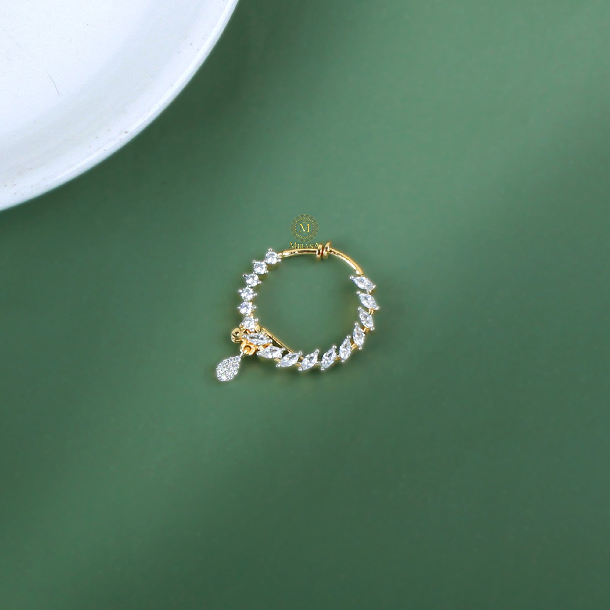 Taisha CZ Designer Nose Ring