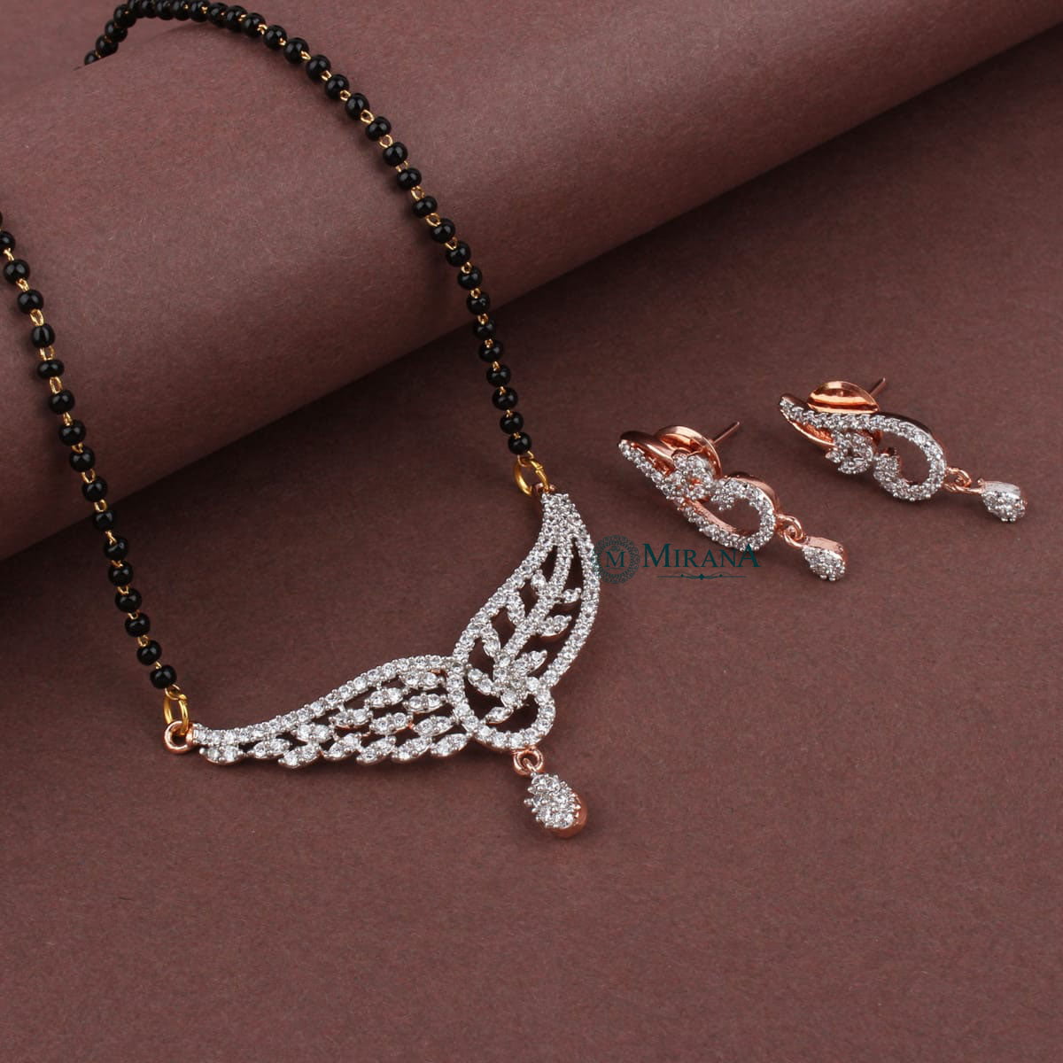 Peacock Designed Mangalsutra Set