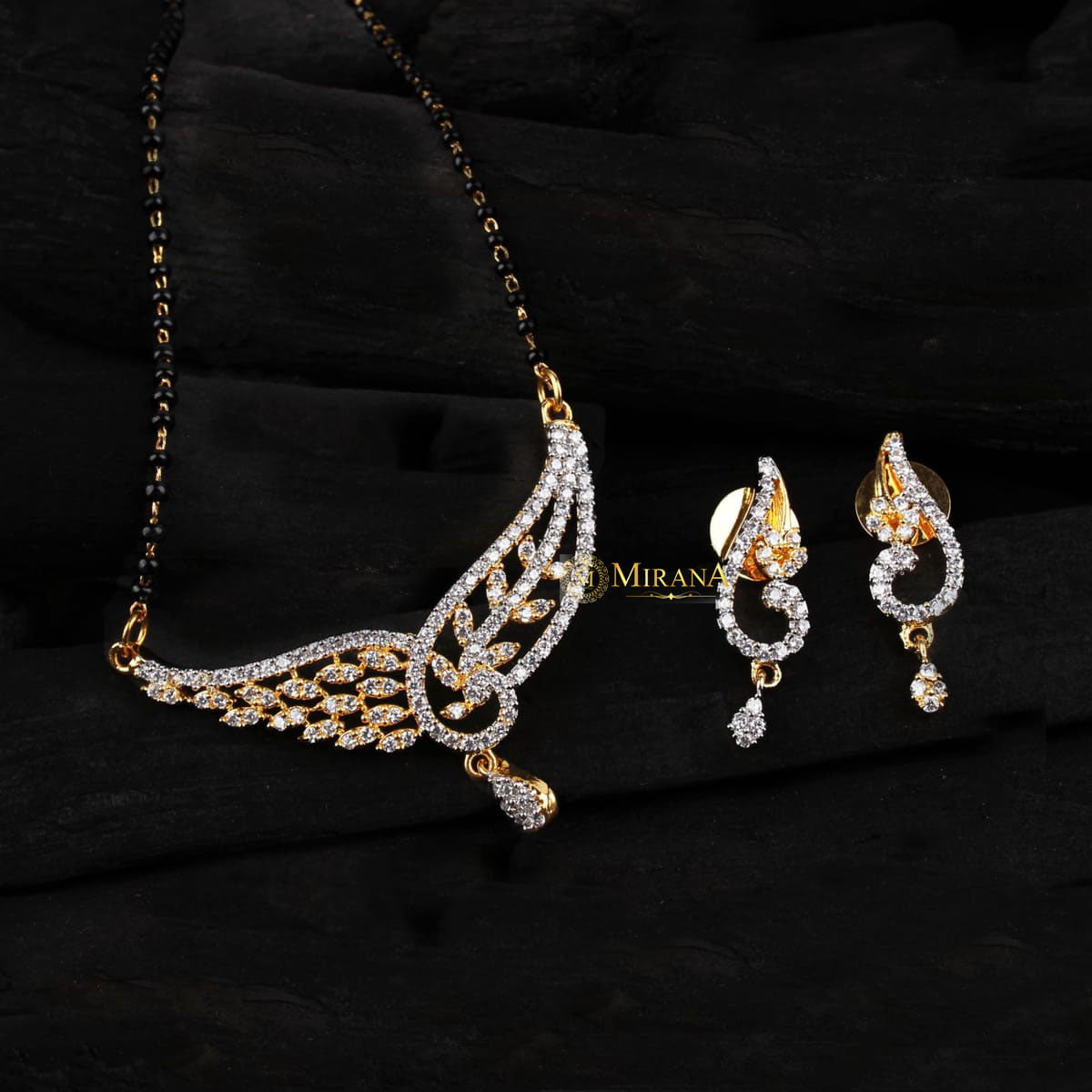 Peacock Designed Mangalsutra Set