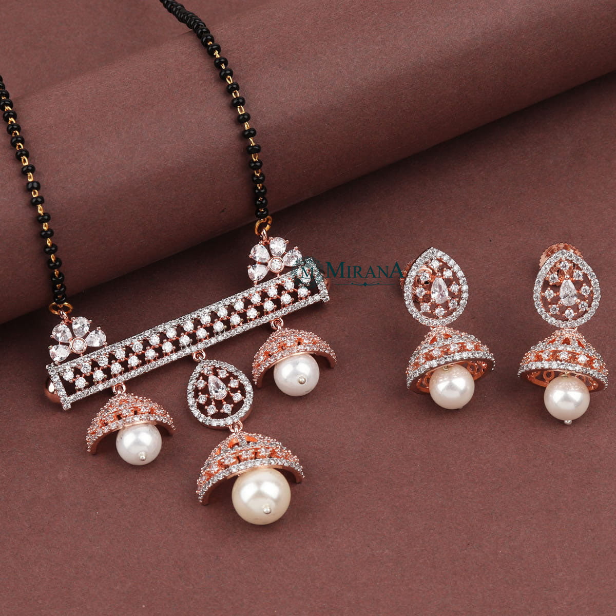 Traditional Jhumki Pattern Mangalsutra Set