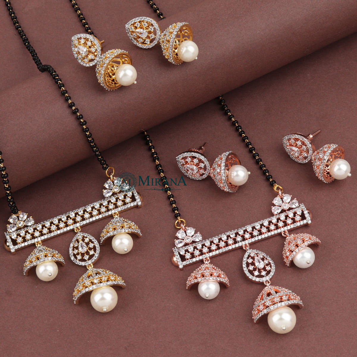 Traditional Jhumki Pattern Mangalsutra Set