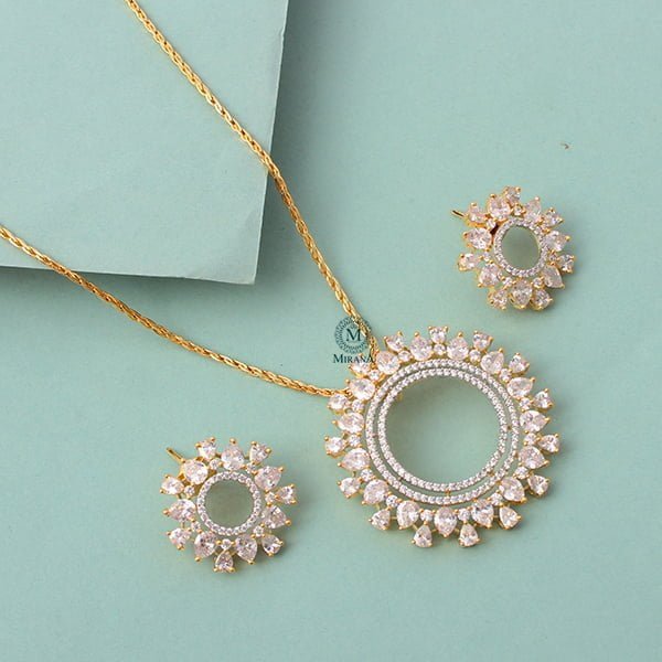 Maisha CZ Designer Pendant Set