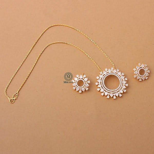 Maisha CZ Designer Pendant Set