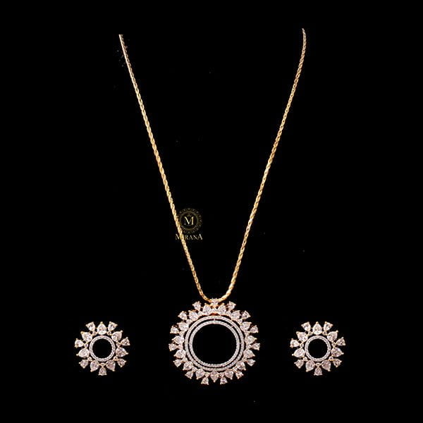 Maisha CZ Designer Pendant Set