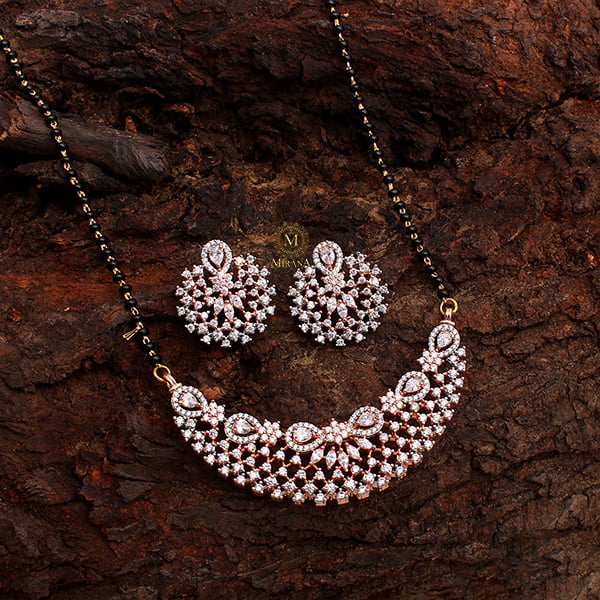 Rima CZ Designer Mangalsutra Set
